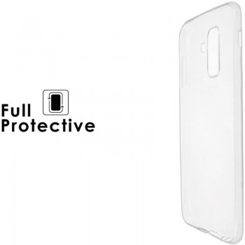 Permatomas silikoninis dėkliukas 0.6 mm. (GALAXY A6 PLUS 2018)